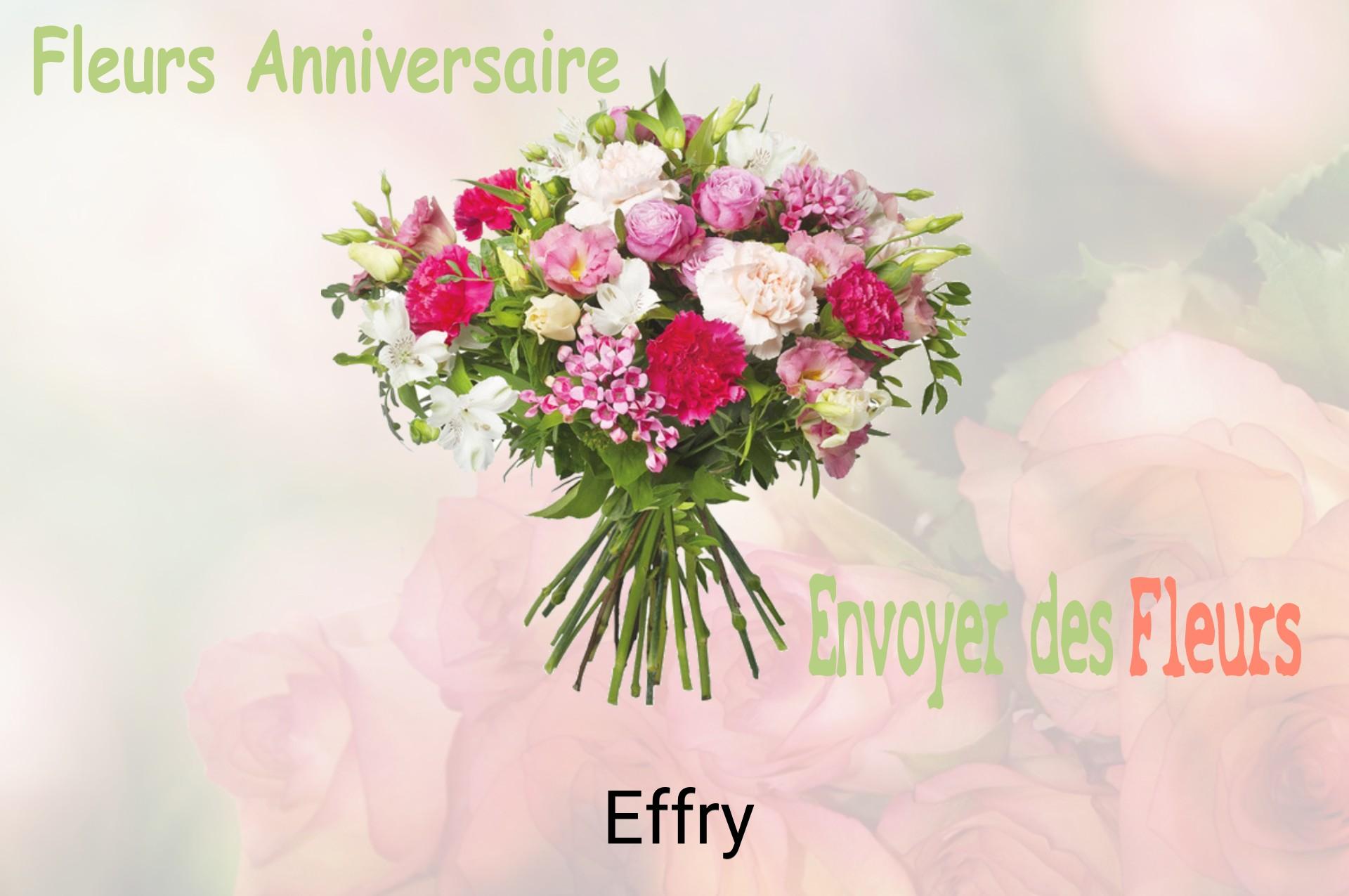 Bouquet de fleurs d’anniversaire livré à Effry